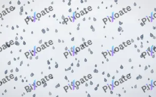 Slate Mist Raindrops Dense III — light blue and white weather background, variation III
