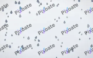 Slate Mist Raindrops II — light blue and white weather background, variation II