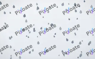 Slate Mist Raindrops III — light blue and white weather background, variation III