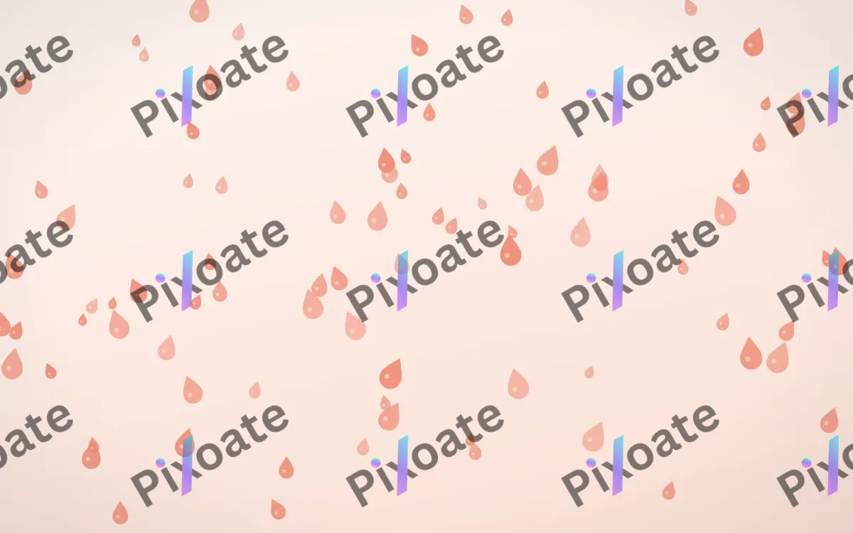 Sorbet Raindrops — light red, orange and white weather background