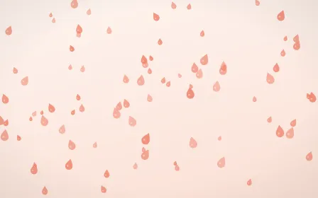 Sorbet Raindrops — light red, orange and white weather background