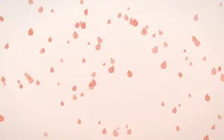 Sorbet Raindrops III — light red, orange and white weather background, variation III