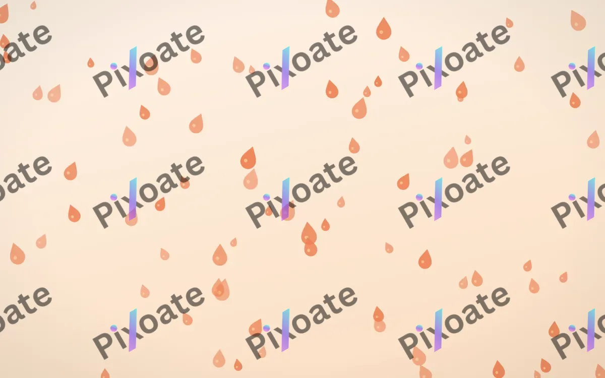 Sunset Pop Raindrops — light orange and beige weather background
