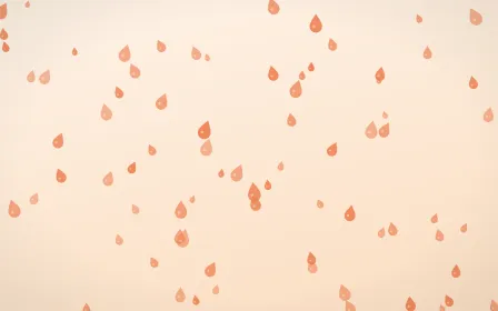 Sunset Pop Raindrops — light orange and beige weather background