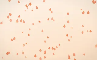Sunset Pop Raindrops III — light orange and beige weather background, variation III