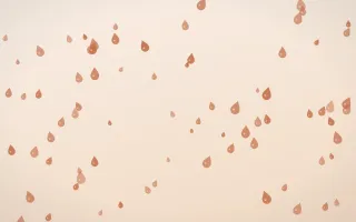 Terracotta Raindrops III — light orange and beige weather background, variation III