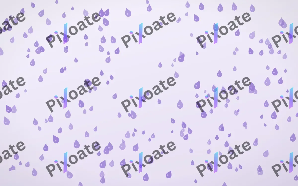 Wisteria Raindrops Dense — light purple and white weather background