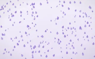 Wisteria Raindrops Dense — light purple and white weather background