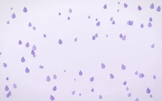 Wisteria Raindrops II — light purple and white weather background, variation II