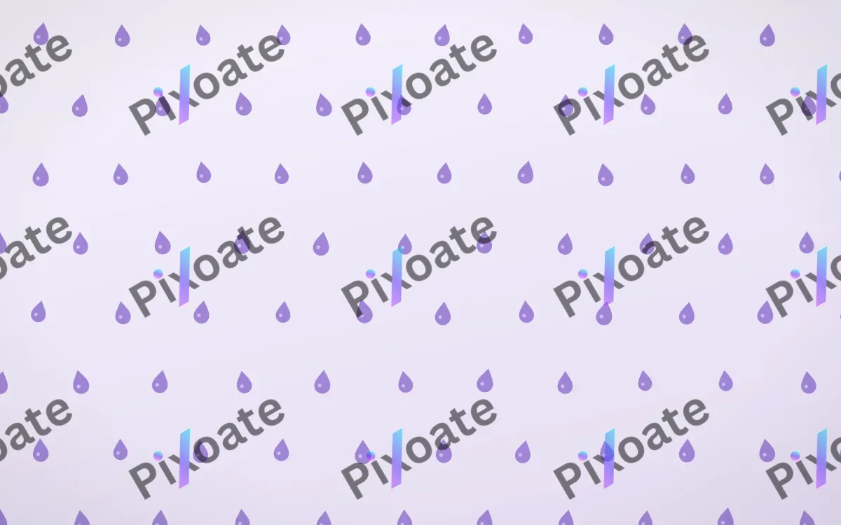 Wisteria Raindrops Tiled — light purple and white weather background