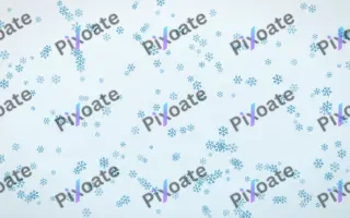 Arctic Frost Snowflakes Dense II — light blue and white weather background, variation II