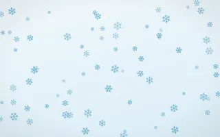 Arctic Frost Snowflakes II — light blue and white weather background, variation II