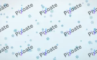 Arctic Frost Snowflakes II — light blue and white weather background, variation II