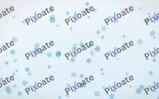Arctic Frost Snowflakes III — light blue and white weather background, variation III
