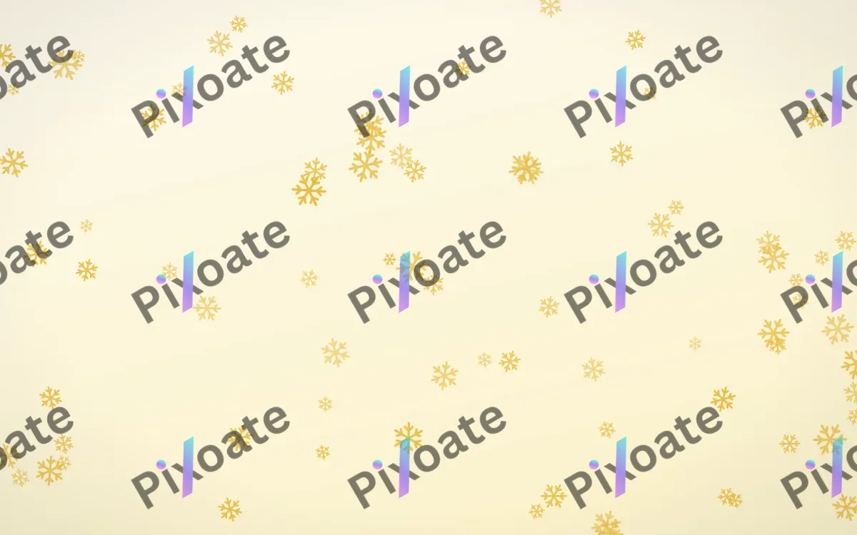 Buttercream Snowflakes — light gold, yellow and white weather background