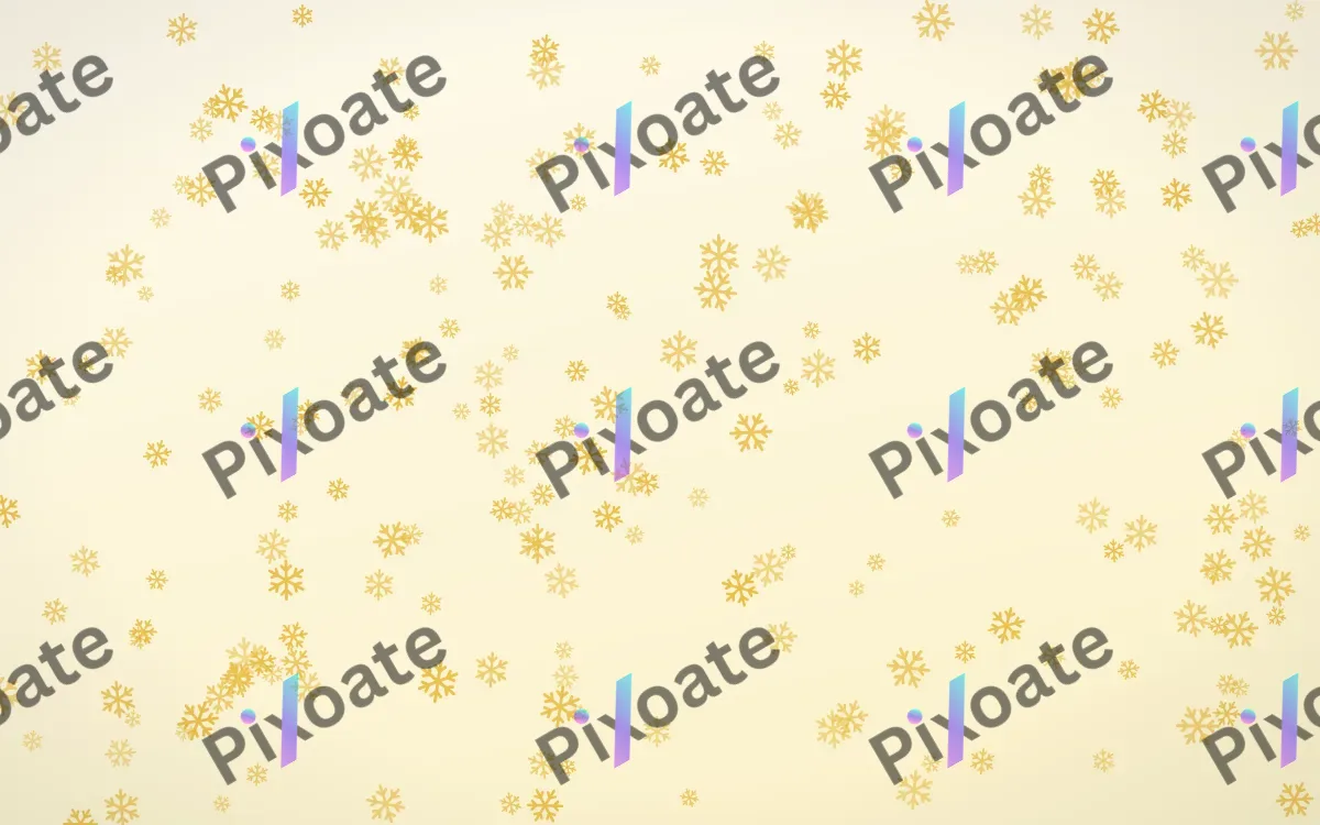 Buttercream Snowflakes Dense — light gold, yellow and white weather background