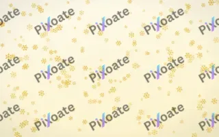 Buttercream Snowflakes Dense III — light gold, yellow and white weather background, variation III