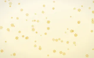 Buttercream Snowflakes II — light gold, yellow and white weather background, variation II
