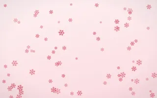 Cherry Soda Snowflakes — light red and white weather background