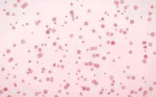 Cherry Soda Snowflakes Dense — light red and white weather background