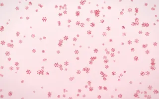 Cherry Soda Snowflakes Dense III — light red and white weather background, variation III