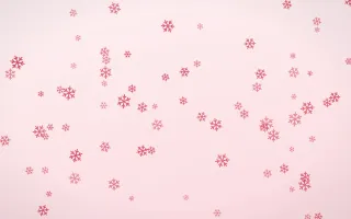 Cherry Soda Snowflakes II — light red and white weather background, variation II