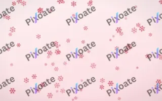 Cherry Soda Snowflakes III — light red and white weather background, variation III