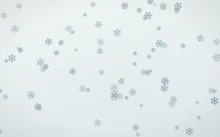 Coastal Fog Snowflakes II — light blue and white weather background, variation II