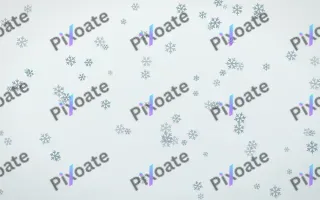Coastal Fog Snowflakes II — light blue and white weather background, variation II