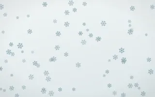 Coastal Fog Snowflakes III — light blue and white weather background, variation III