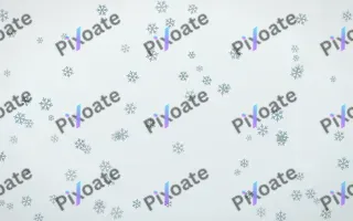 Coastal Fog Snowflakes III — light blue and white weather background, variation III