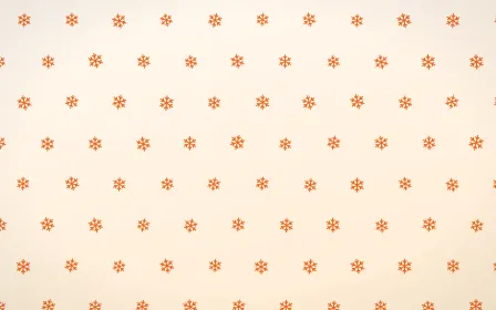 Coral Snowflakes — light orange and white weather background