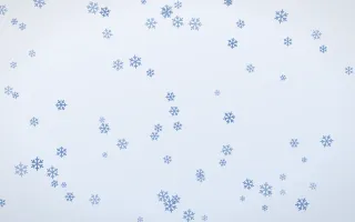 Denim Day Snowflakes — light blue and white weather background