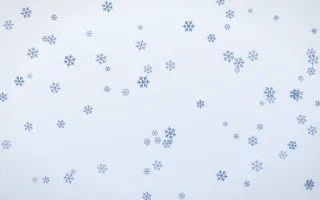 Denim Day Snowflakes III — light blue and white weather background, variation III