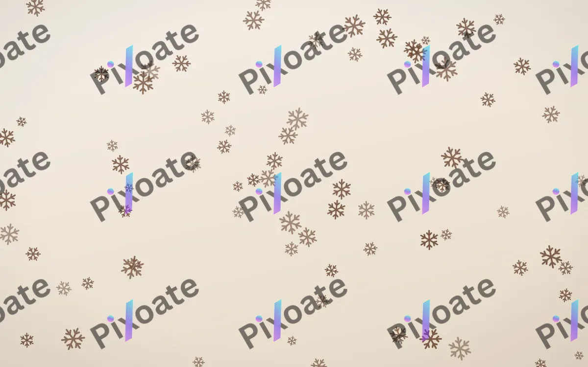 Espresso Snowflakes — light brown, orange and beige weather background