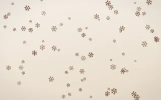 Espresso Snowflakes II — light brown, orange and beige weather background, variation II