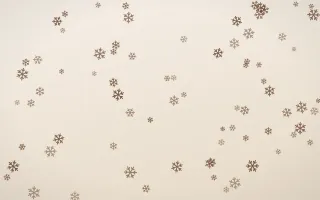 Espresso Snowflakes III — light brown, orange and beige weather background, variation III