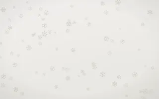 Fogline Snowflakes II — light grey, orange and white weather background, variation II
