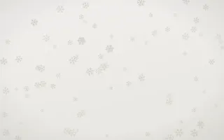 Fogline Snowflakes III — light grey, orange and white weather background, variation III