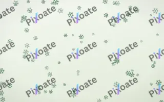 Forest Cream Snowflakes — light green and white weather background