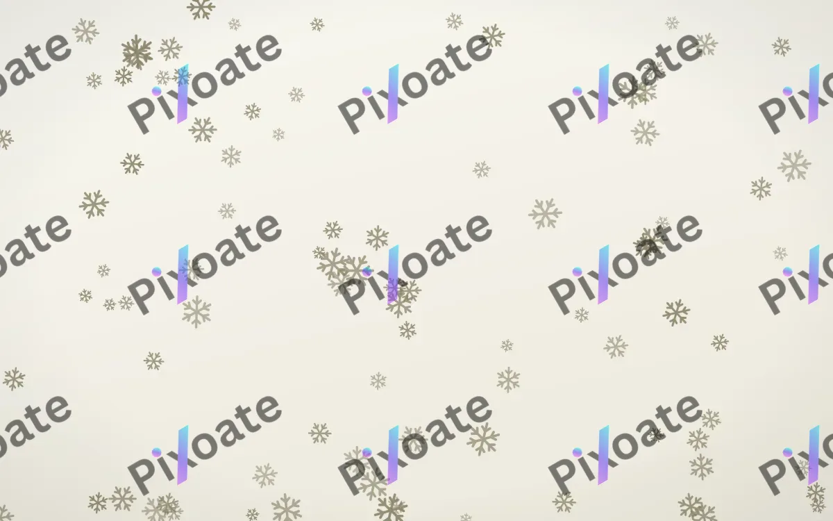Fresh Linen Snowflakes — light yellow and white weather background