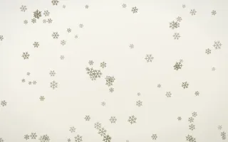 Fresh Linen Snowflakes — light yellow and white weather background