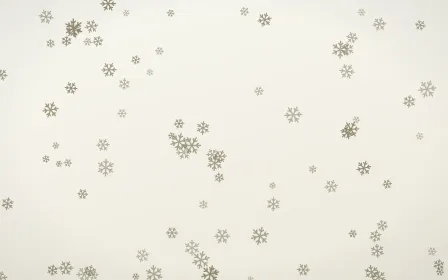 Fresh Linen Snowflakes — light yellow and white weather background