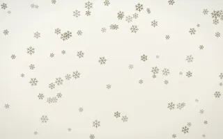 Fresh Linen Snowflakes II — light yellow and white weather background, variation II