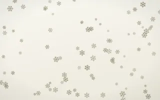 Fresh Linen Snowflakes III — light yellow and white weather background, variation III