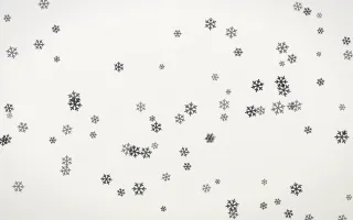 Inkline Snowflakes — light grey and white weather background