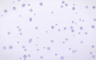 Lilac Frost Snowflakes — light blue and white weather background