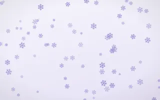 Lilac Frost Snowflakes II — light blue and white weather background, variation II