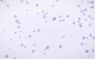 Lilac Frost Snowflakes III — light blue and white weather background, variation III