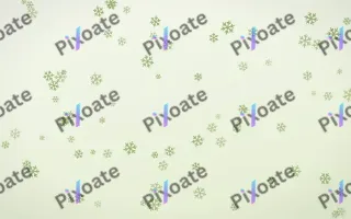 Matcha Latte Snowflakes — light green and white weather background